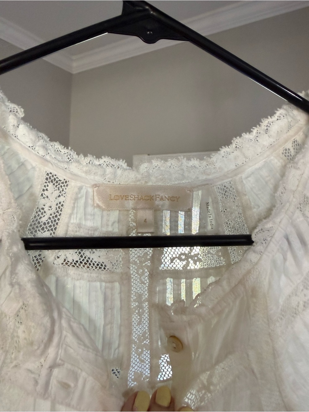 Loveshackfancy Remi Cotton Victorian Midi Dress - Picture 3 of 4